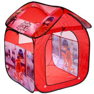 Палатка детская игровая Леди Баг и Супер Кот 83х80х105см, в сумке Играем вместе в кор.24шт