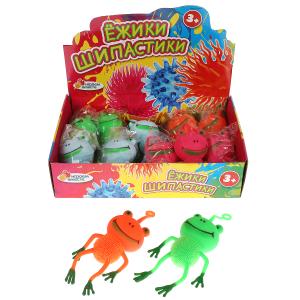 Игрушка лягушка со светом, 4 цвета, в дисплее ИГРАЕМ ВМЕСТЕ уп-12шт в кор.12уп