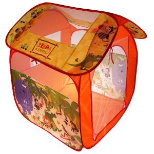 Палатка детская игровая Зебра в клеточку 83х80х105см, в сумке Играем вместе в кор.24шт