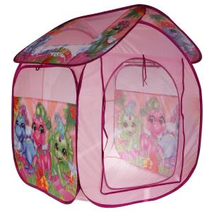 Палатка детская игровая ДИНОЗАВРЫ 83х80х105см, в сумке Играем вместе в кор.24шт