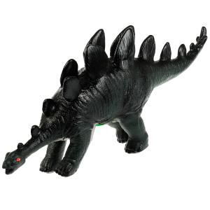 Игрушка пластизоль динозавр стегозавр 42*10*20 см, хэнтэг, звук ИГРАЕМ ВМЕСТЕ в кор.48шт
