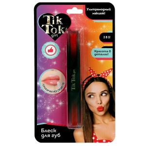 Блеск для губ двухсторонний цвет: красный TIK TOK GIRL в кор.24*12шт