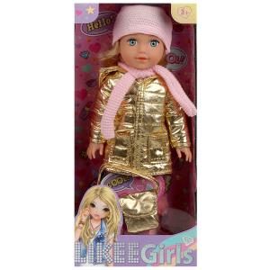 Кукла 36 см, в зимней одежде LIKEE GIRL в кор.24шт