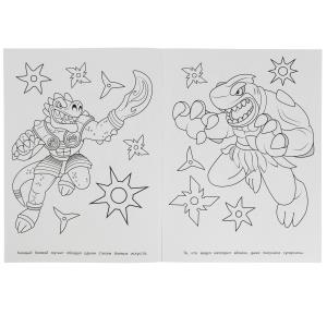 Раскраска-книжка А5 Для мальчиков-Боевые машины, с наклейками