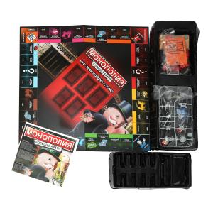 Настольная игра монополия большая афера с наручниками, коробка 44*27*4см - в кор.2*24шт