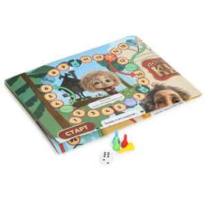 Домовёнок Кузя. Настольная игра-ходилка. 217х330х27 мм. Умные игры в кор.20шт