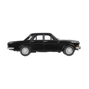 ГАЗ 2401 свет-звук 19,7 cm, дв, кап, баг, ин, черный Технопарк в кор.2*24шт