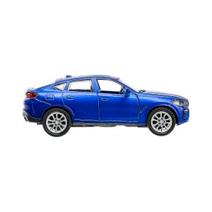 Модель металл BMW X6 10 см, двери, инерция Технопарк в кор.2*120шт