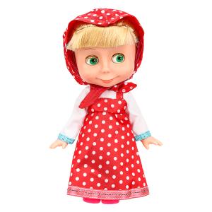 Кукла Маша и Медведь маша 25 см, озвуч, горох, кор КАРАПУЗ в кор.18шт