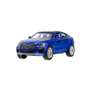 Модель металл BMW X6 10 см, двери, инерция Технопарк в кор.2*120шт
