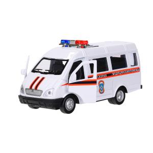Машина металл ГАЗ -3221 "газель" 12,2 см, СКОРАЯ, дв, инер, кор. Технопарк в кор.2*36шт