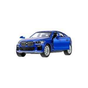 Модель металл BMW X6 10 см, двери, инерция Технопарк в кор.2*120шт