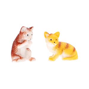 Пластизоль котики 12 шт. в пак. Рассказы о животных в кор.4*60наб