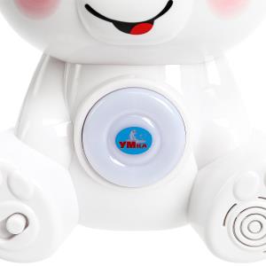 Музыкальный ночник с проектором мишка-сказочник. 50 колыбельных, сказок, звуков Умка в кор.36шт