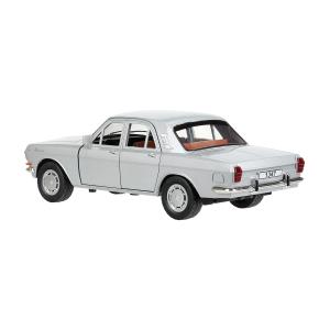 ГАЗ 2401 свет-звук 19,7 cm, дв, кап, баг, ин, серый Технопарк в кор.2*24шт