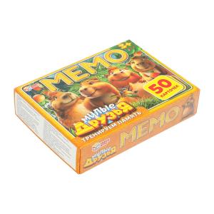Милые друзья. МЕМО. Настольная игра. 170х125х40 мм. Умные игры в кор.50шт