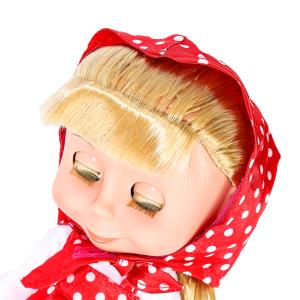 Кукла Маша и Медведь маша 25 см, озвуч, горох, кор КАРАПУЗ в кор.18шт