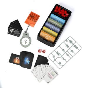 Настольная игра монополия большая афера с наручниками, коробка 44*27*4см - в кор.2*24шт