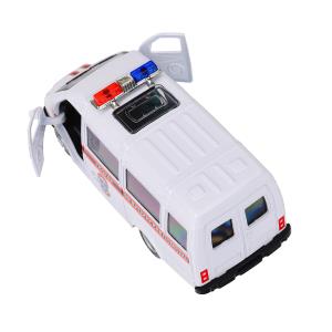 Машина металл ГАЗ -3221 "газель" 12,2 см, СКОРАЯ, дв, инер, кор. Технопарк в кор.2*36шт