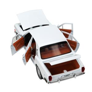 ГАЗ 2401 свет-звук 19,7 cm, дв, кап, баг, ин, белый Технопарк в кор.2*24шт