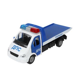 МАШИНЫ металл ГАЗЕЛЬ ЭВАКУАТОР 12,5 см, дв., под. дет., ин..+патриот 7,5 см. Технопарк в кор.2*24шт