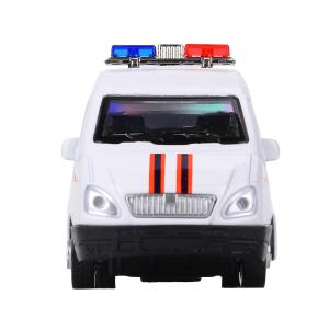 Машина металл ГАЗ -3221 "газель" 12,2 см, СКОРАЯ, дв, инер, кор. Технопарк в кор.2*36шт