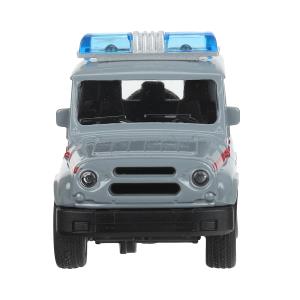 Машина металл UAZ HUNTER РОСГВАРДИЯ, 11,5 см, дв., баг., инерц., кор. Технопарк в кор.2*24шт