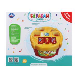 Сортер барабан.30 стихов, песен и звуков, Шаинский музыка кор. Умка в кор.36шт