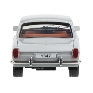 ГАЗ 2401 свет-звук 19,7 cm, дв, кап, баг, ин, серый Технопарк в кор.2*24шт