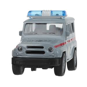 Машина металл UAZ HUNTER РОСГВАРДИЯ, 11,5 см, дв., баг., инерц., кор. Технопарк в кор.2*24шт