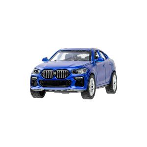 Модель металл BMW X6 10 см, двери, инерция Технопарк в кор.2*120шт