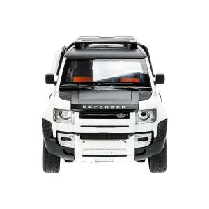 Машина металл свет-звук land rover DEFENDER, 21см, двери, инерц, белый, кор Технопарк в кор.18шт