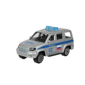 МАШИНЫ металл ГАЗЕЛЬ ЭВАКУАТОР 12,5 см, дв., под. дет., ин..+патриот 7,5 см. Технопарк в кор.2*24шт