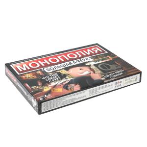 Настольная игра монополия большая афера с наручниками, коробка 44*27*4см - в кор.2*24шт