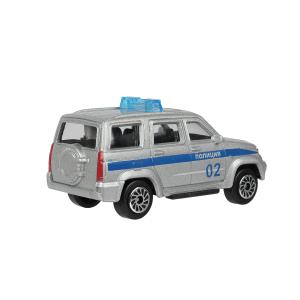 МАШИНЫ металл ГАЗЕЛЬ ЭВАКУАТОР 12,5 см, дв., под. дет., ин..+патриот 7,5 см. Технопарк в кор.2*24шт