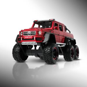 Машина металл свет-звук MERCEDES-BENZ G-CLASS, 23см, двер, инер, красн, кор Технопарк в кор.18шт