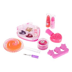 Косметика ДЛЯ ДЕВОЧЕК тени для век, помада, блеск для губ, лак для ногтей МИЛАЯ ЛЕДИ в кор.2*96шт