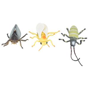 Игрушки пластизоль насекомые 10-17.5 см, в асс. в дисп. ИГРАЕМ ВМЕСТЕ уп-36шт в кор.2*6уп