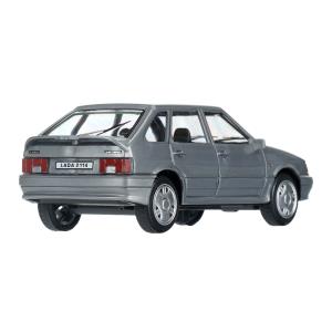 Машина пластик LADA LADA-2114 "SAMARA" без дверей, 11 cm, серебристый кор. Технопарк в кор.2*36шт