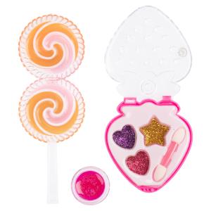 Косметика ДЛЯ ДЕВОЧЕК тени для век, помада, блеск для губ, лак для ногтей МИЛАЯ ЛЕДИ в кор.2*96шт