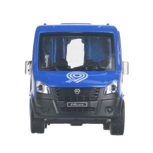 Машина металл ГАЗЕЛЬ NEXT 14,5 см, двер, кузов, инер, ,кор. Технопарк в кор.2*36шт